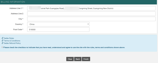 Sedex官网账号注册流程