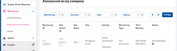 BSCI半通知审核填不方便审核日期
