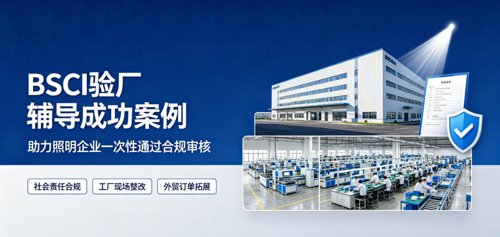BSCI验厂辅导落地案例：助力照明企业打通外贸合规出海通道
