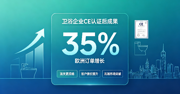 开平市卫浴有限公司成功拿下欧盟CE认证，打通欧洲高端出口渠道