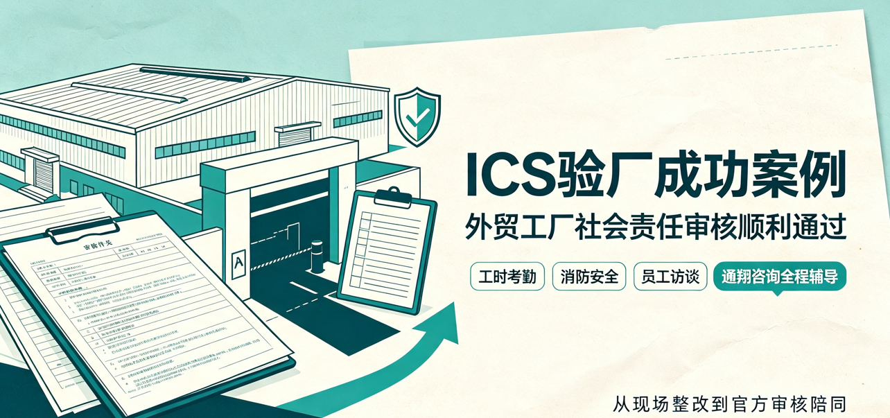 成功案例｜深耕外贸合规！企业圆满通过ICS国际供应链验厂